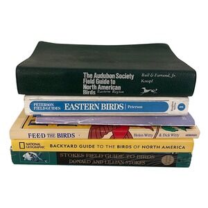 Audubon National Geographic Bird Field Guide Book Lot 6pc Eastern North America